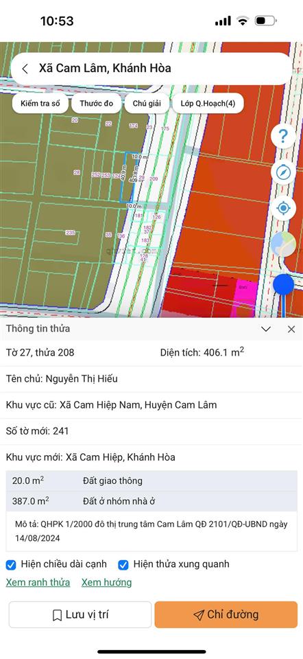 Chủ cần ra nhanh đất bàn cờ cam hiệp nam quy hoạch ra mặt tiền 47m.  0798 347 ***