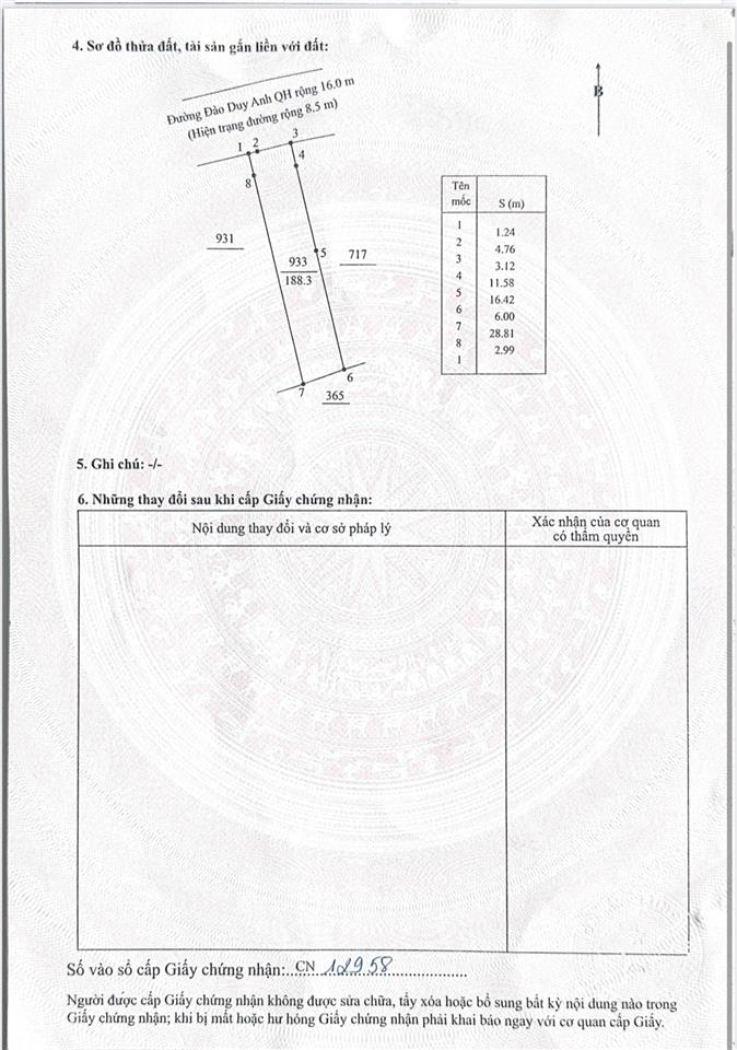 Chủ cần ra nhanh đường đào duy anh, trung tâm bàn cờ cam đức.  0798 347 ***