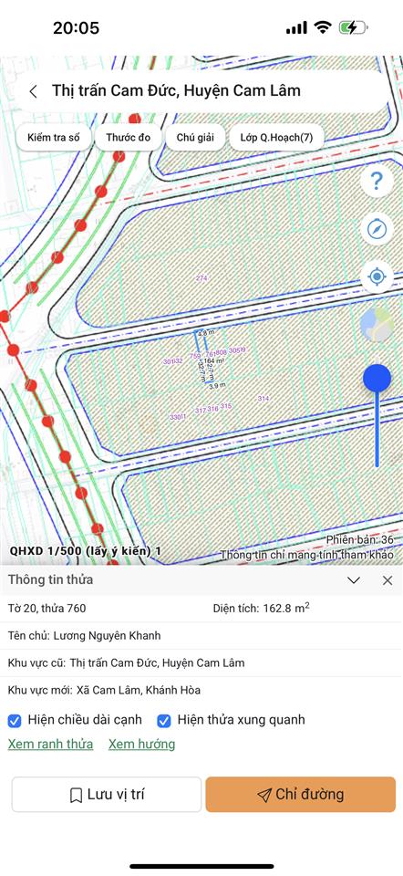 Chủ cần ra nhanh đất mặt tiền đường hồ xuân hương đường nhựa, cam đức.  0798 347 ***