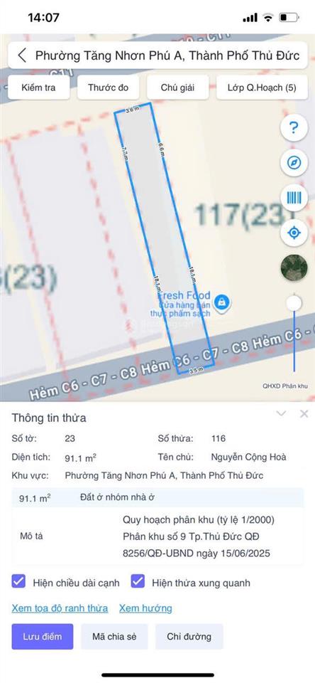 Chính chủ bán nhà cấp 4 sát đường man thiện tăng nhơn phú a q9