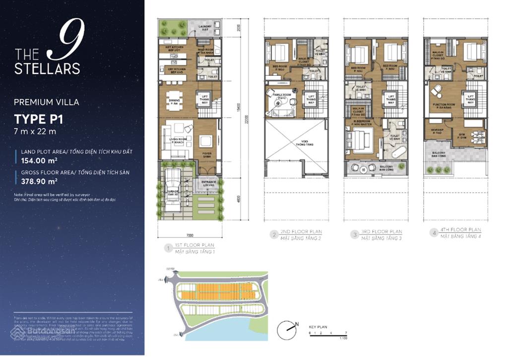 Villa căn góc 2 mặt tiền the 9 stellars (đối diện công viên) thiện chí bán sớm.