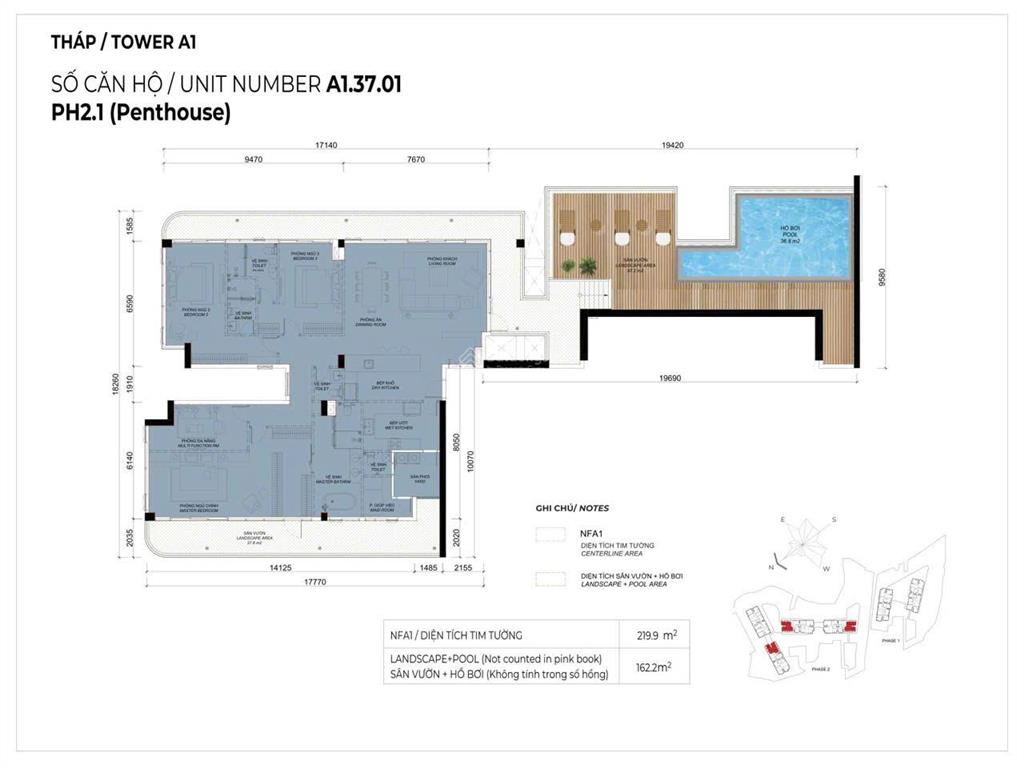 Penthouse eaton park giá cực kỳ tốt