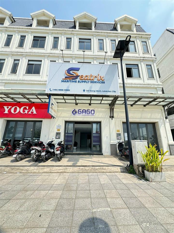 Cho thuê văn phòng tại mặt tiền đường song hành lakeview city, 15 triệu, 50m2, dễ nhận diện