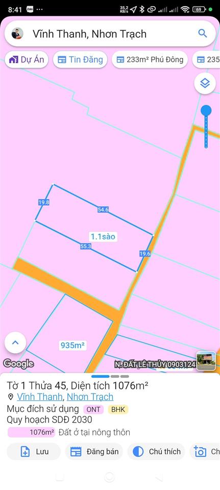 Bán đất nhà vườn đường hòa bình 1076m2 có 300m2 thổ cư