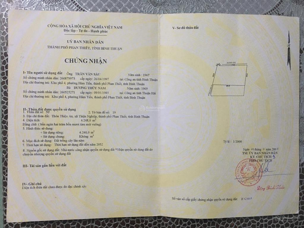 Bán 8sào 3 lô 2 đường 715, gần ủy ban xã thiện nghiệp cũ (phường mũi né) giá rẻ 0933 440 ***