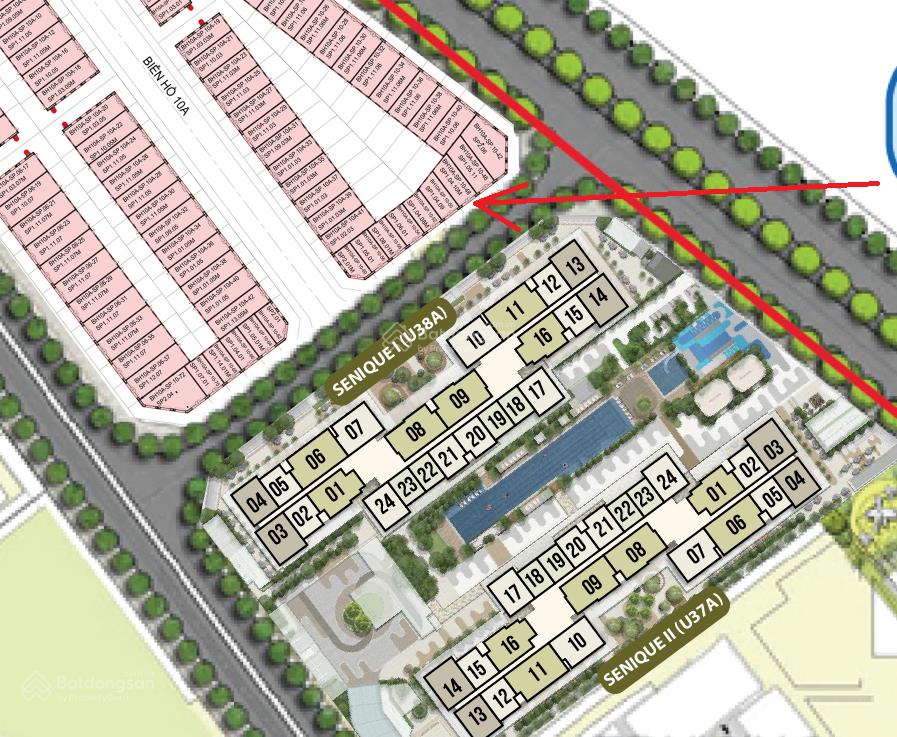 Bán shophouse bh10a48 đối diện sảnh senique ocp1  vị trí vàng, giá đầu tư