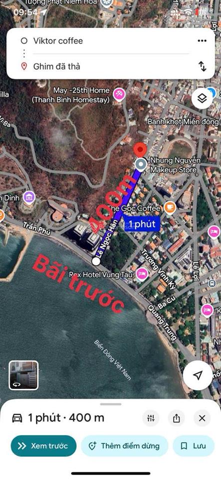 Bán nhanh nhà mặt tiền lê ngọc hân, bãi trước vũng tàu khai thác homestay giá tốt chỉ 7,5 tỷ tl