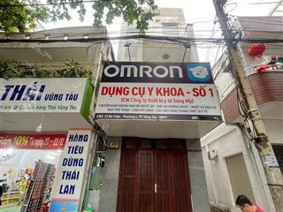 Hàng ngộp bán nhà 2 mặt tiền bà triệu gần bãi trước vũng tàu cho thuê 12tr/tháng chỉ 6,75 tỷ
