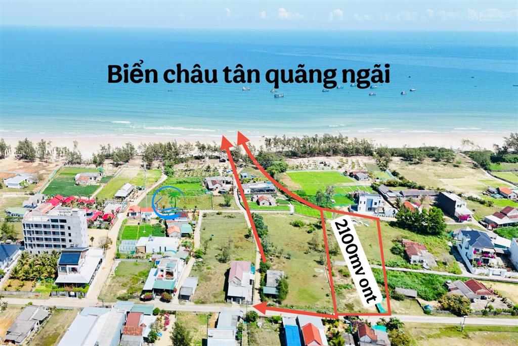 Mảnh vườn vip đẹp 2100mv ont cách biển 2p xe 49 chỗ trước nhà