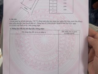 Lô đất đẹp góc 2 mặt tiền 560mv qh thương mại dich vụ biển khe 2