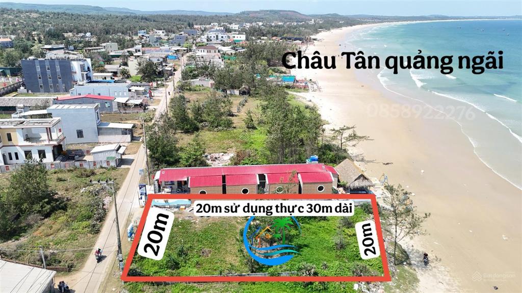 Siêu phẩm vip bãi châu tân ace ạ, 20m mặt tiền biển, biển không chê vào đâu được