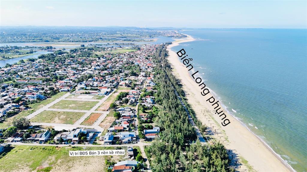 Lô đất biển đẹp trục chính giá khá tốt, full thổ cư ra biển hơn 50m quá ổn áp