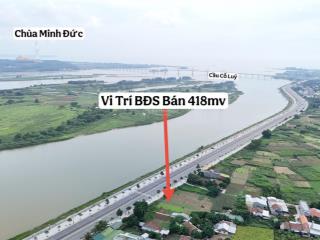 Mặt tiền trường sa mảnh vườn 418mv mặt tiền đường view sông