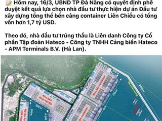 Lô đất đẹp kiệt ô tô gân cảng liên chiểu. xây nhà đẹp ace ạ