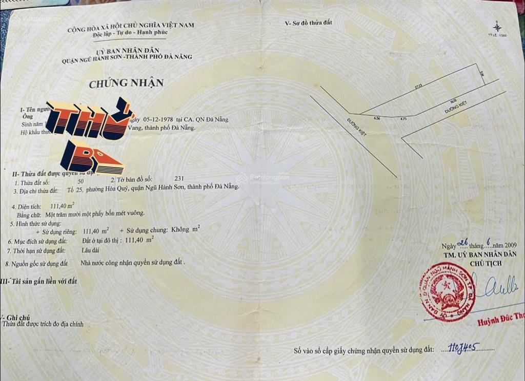Lô góc 2 mặt kiệt view sông đẹp giá tốt