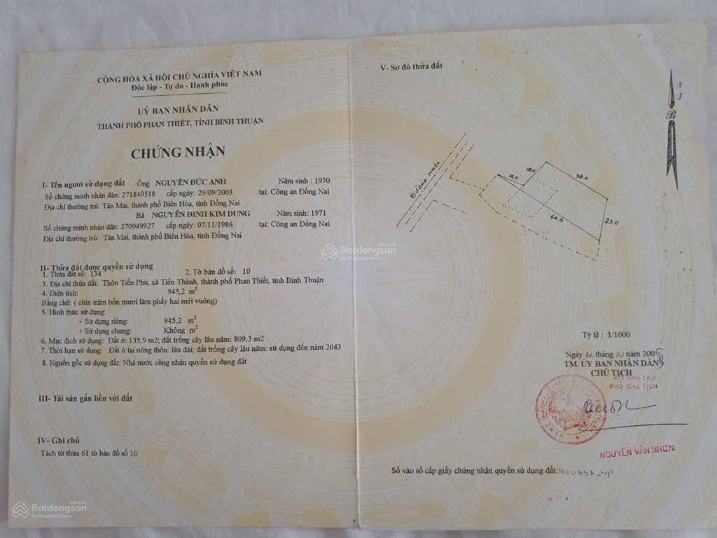 Siêu phẩm mặt biển mặt tiền đường lạc long quân thành phố phan thiết
