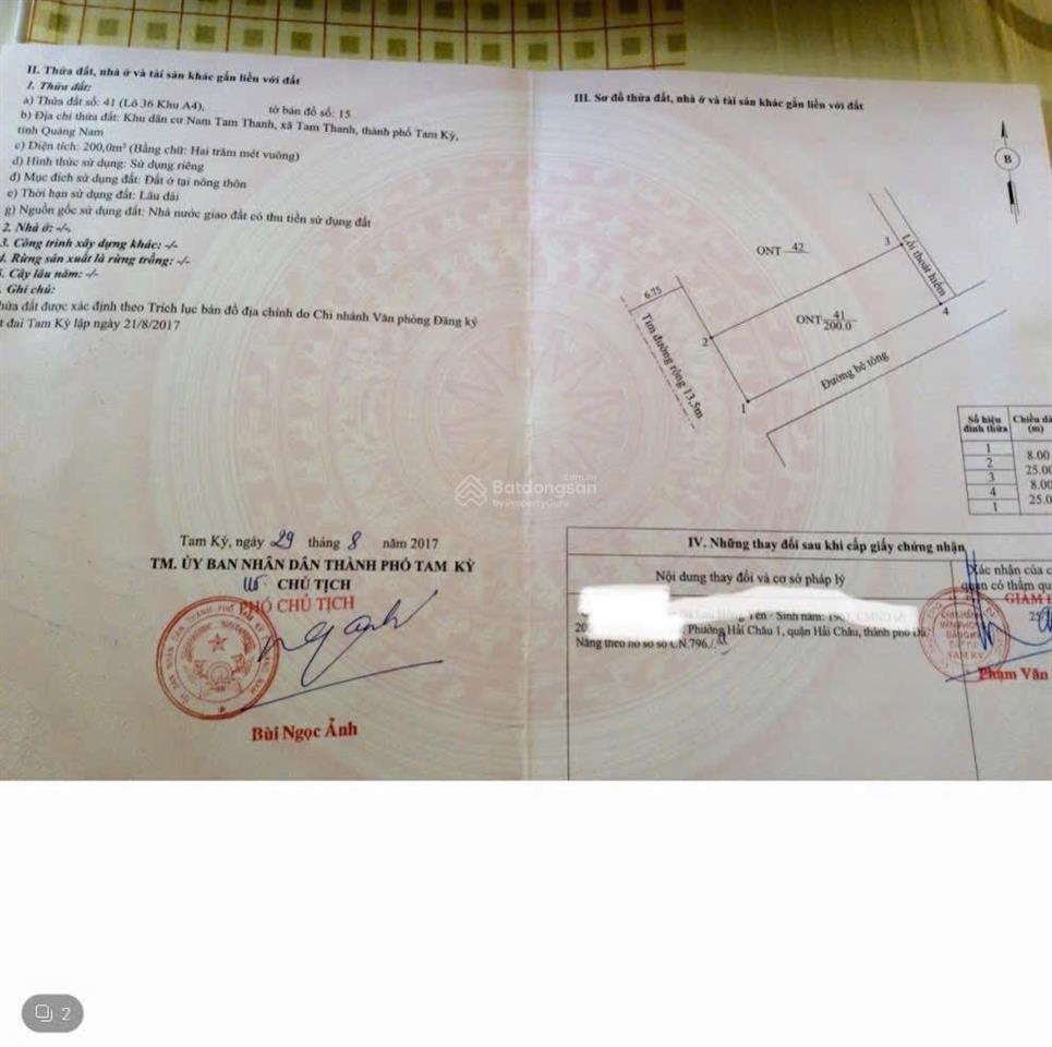 Lô đất cực đẹp ngay gần quảng trường biển tam thanh đà nẵng mới