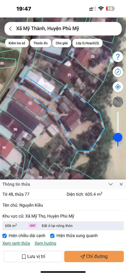 Trực diện biển mỹ thọ phù my. 700mv sổ thổ cư giá tốt