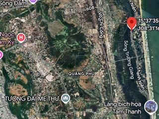 Mặt tiền đường thanh niên gần trung tâm tp tam kỳ cũ