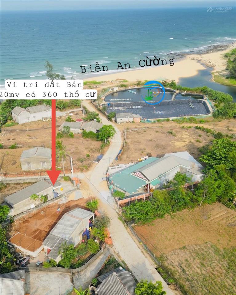 Nhà vườn cách biển 50m, 420m2 có 360m2 thổ cư, đường 8m cách biển chỉ 50m