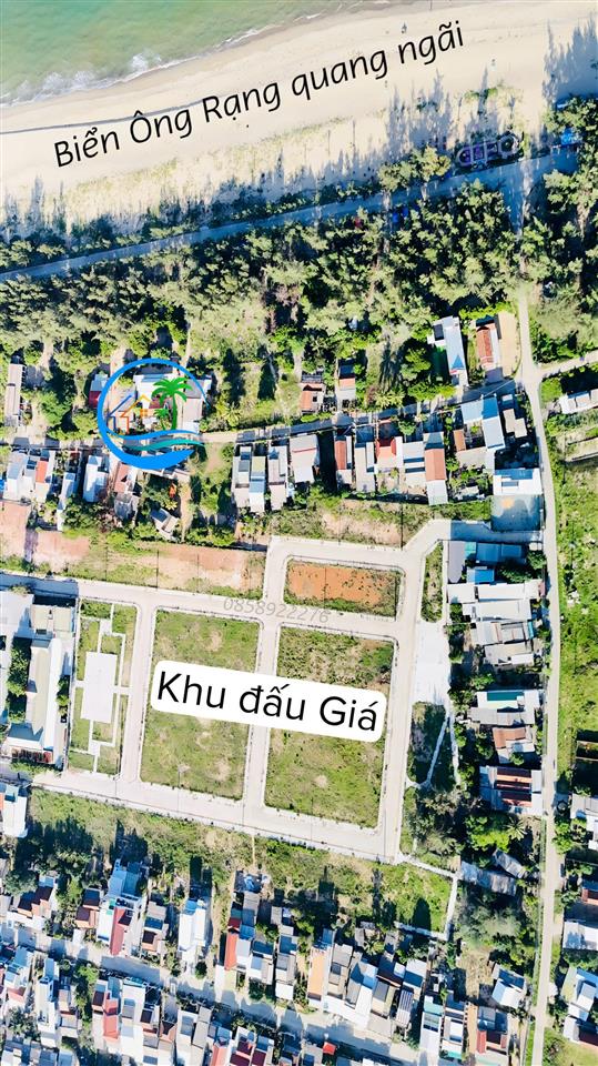 Đất khu đấu giá biển ông rạng long phụng quảng ngãi, diện tích đa dạng