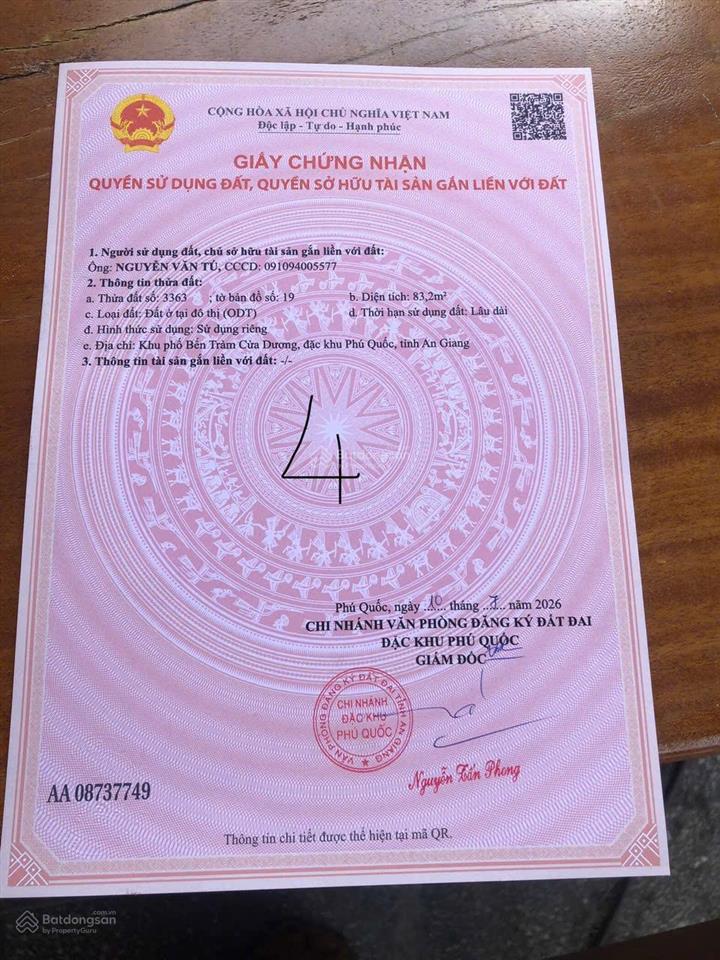Đất đẹp sát trung tâm dương đông, phú quốc