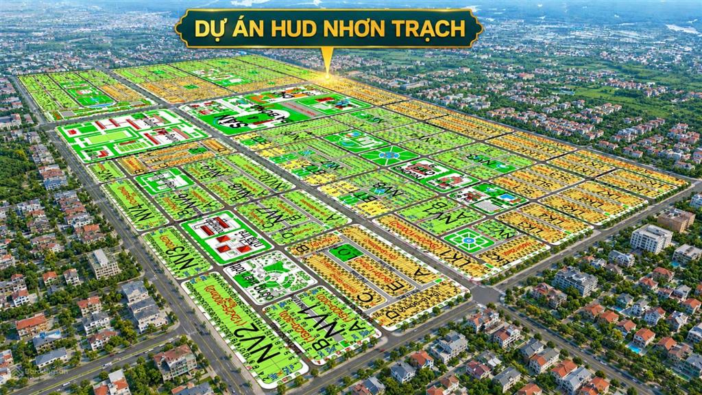 Bán nhanh nền đất mặt tiền đường lê hồng phong lộ giới 53m dự án hud nhơn trạch với giá cực tốt