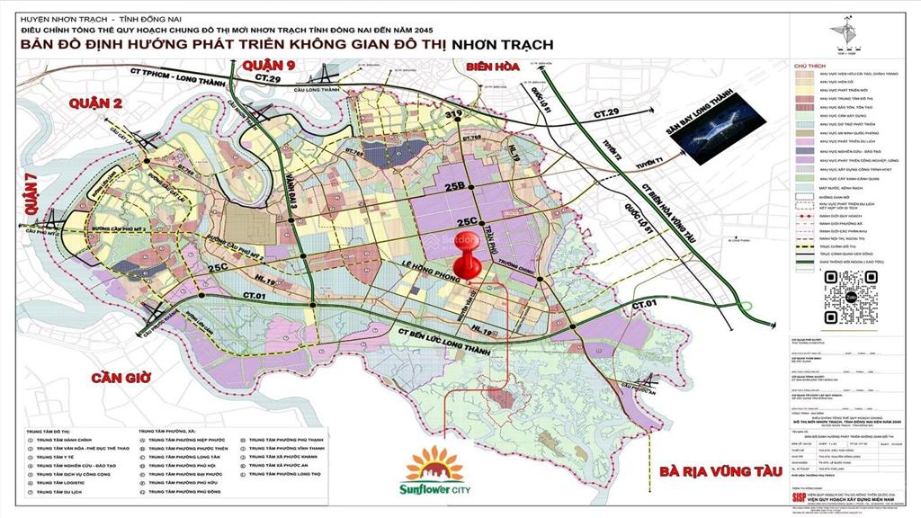 Đất nền sunflower city nhơn trạch hạ tầng hoàn thiện đón sóng sân bay long thành