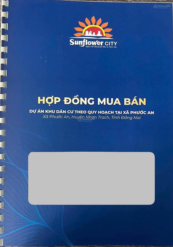 Đất nền sunflower city nhơn trạch hạ tầng hoàn thiện đón sóng sân bay long thành
