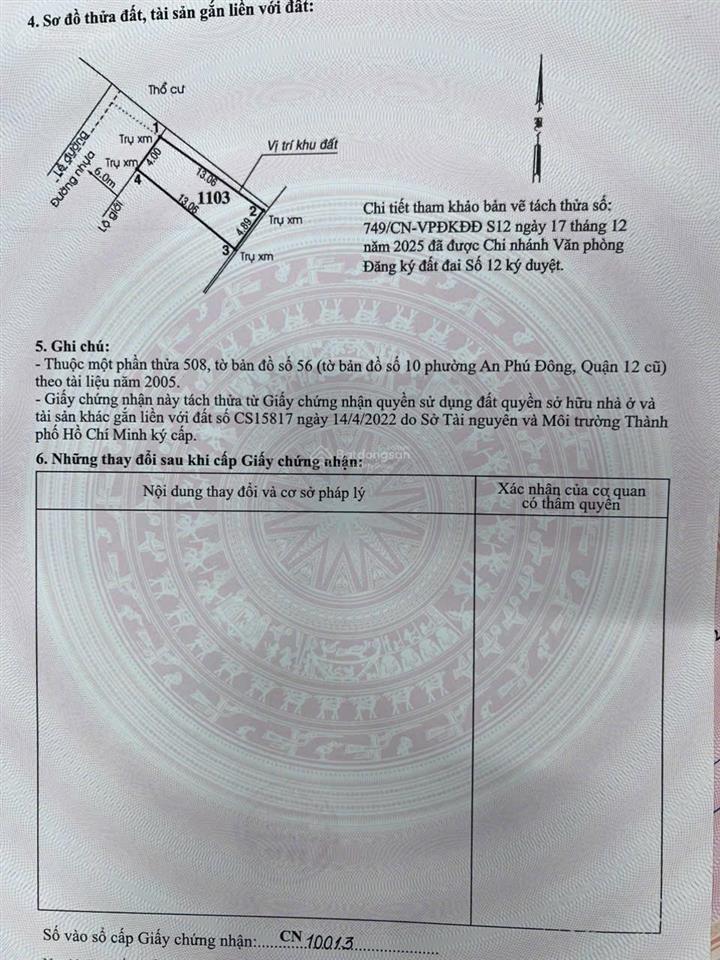 Đất f0  phường an phú đông, sổ hồng riêng công chứng ngay, giá chỉ từ 3,4 tỷ/1 lô,  0933 015 ***