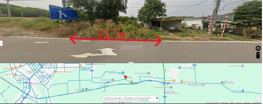 Bán gấp 397m2 đất 2 mặt tiền đường lớn tại phú giáo, hồ chí minh