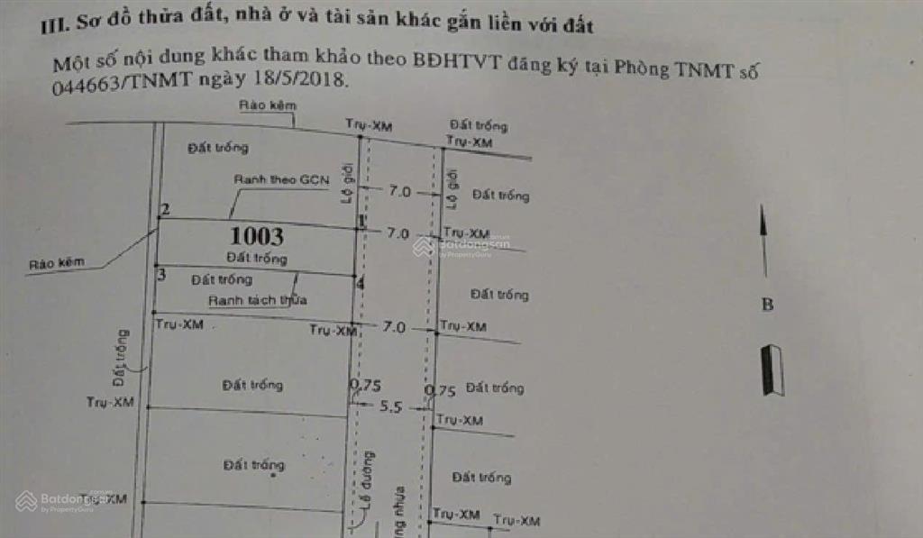 Chính chủ cần bán đất nền 4 x 16 = 64 m², sổ hồng riêng khu vực vườn lài, phường an phú đông