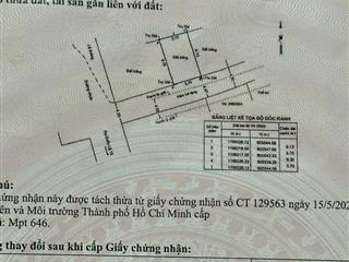 Lô đất hẻm 389 liền kề vạn phúc city giá 6.7ty 4.7x9.4m hxh né nhau