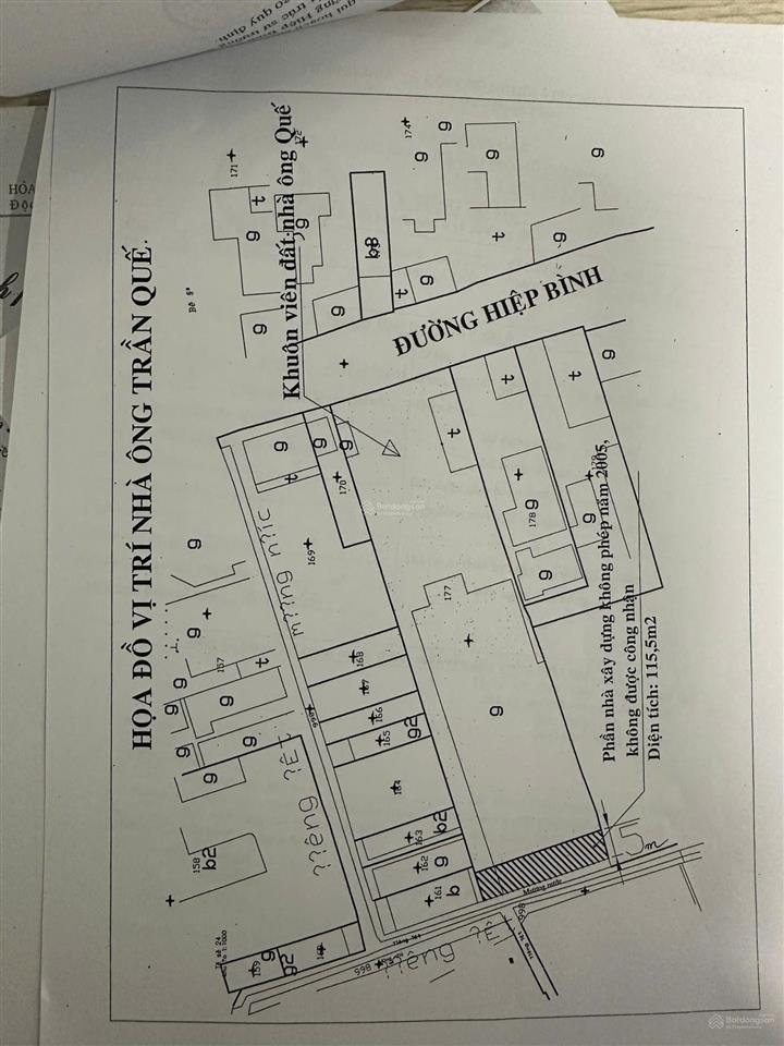 Cần bán 2 mặt tiền đường hiệp bình 2000m2 đất ngang 22x90m giá 100tỷ có hđ thuê 180tr