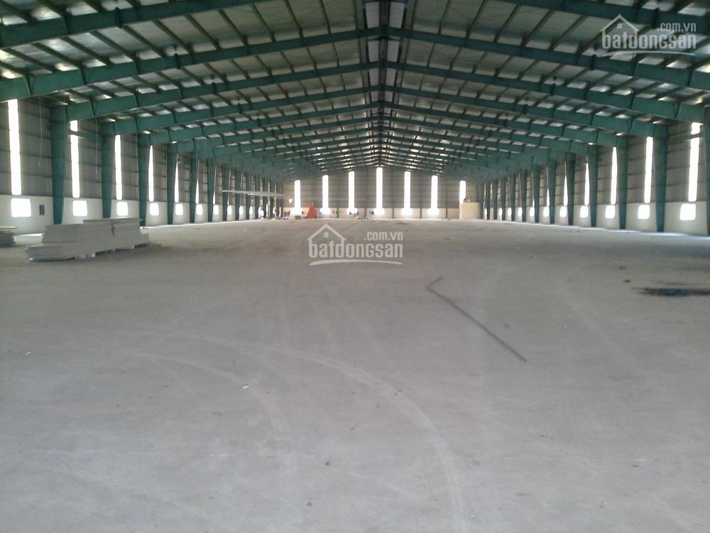 Cho thuê kho, xưởng mới khu khoái châu dt 100.000m2 chia lẻ theo y/c, ốp panel, cần trục 20t, pccc