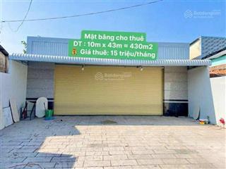 Cho thuê 460 m2 kho và sân gần cảng cái cui có điện 3 pha