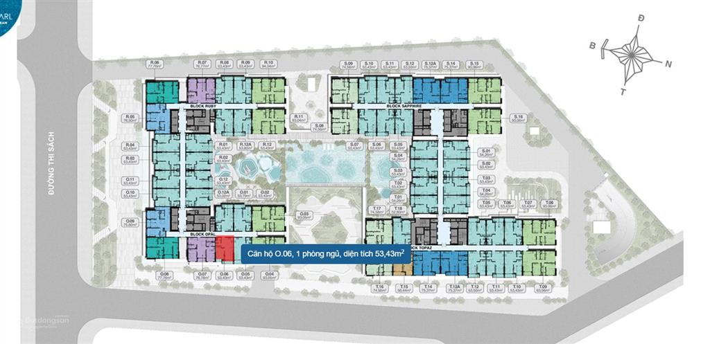 Bán gấp căn suite 49m² 1pn full nội thất vip the sóng vũng tàu 0901 681 ***
