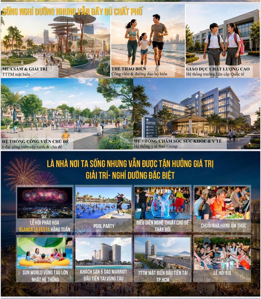 Bán căn hộ 2pn blanca city vũng tàu 79.8m² view công viên & biển giá tốt hotline 0901 681 ***