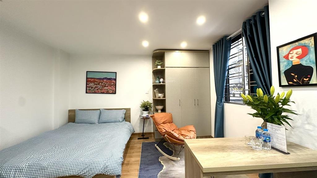 Căn hộ dịch vụ cho thuê tại mỹ đình, gần keangnam, có ban công máy giặt, hỗ trợ khai báo tạm trú