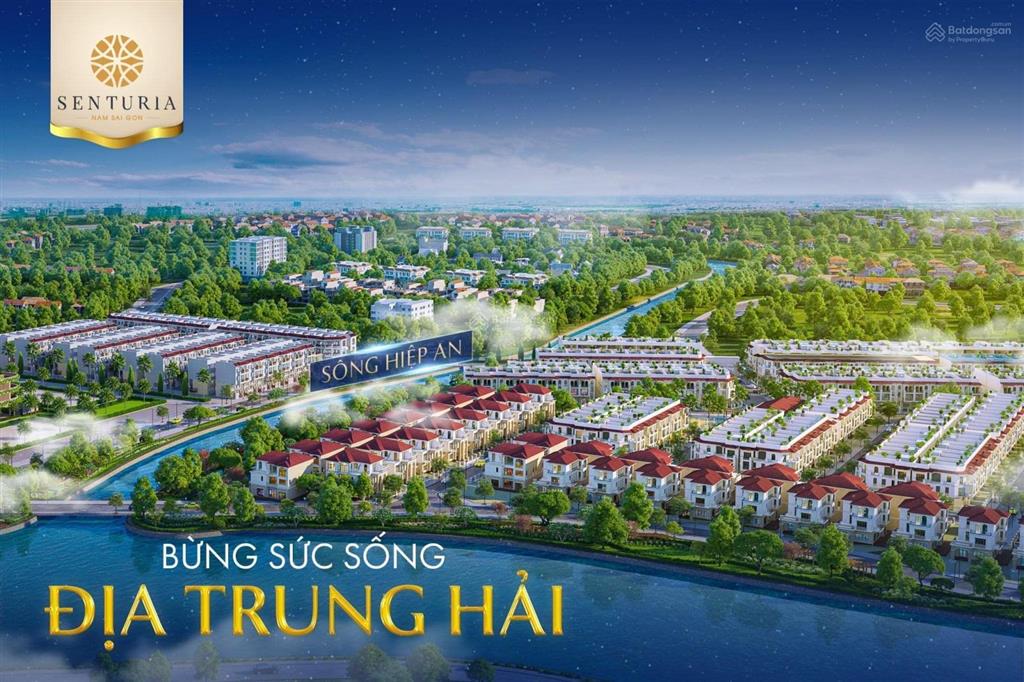 Nhà phố thấp tầng senturia nam sài gòn gđ2, view sông hiệp ân, liền kề pmh