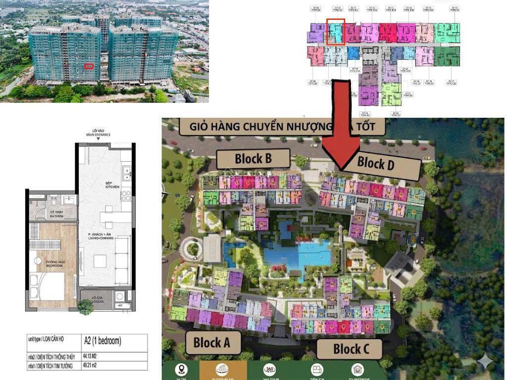 Chính chủ bán ch 1pn hiếm tại elysian gamuda, giá 3,35 tỷ, dt 48m², hoàn thiện,  0907 863 ***