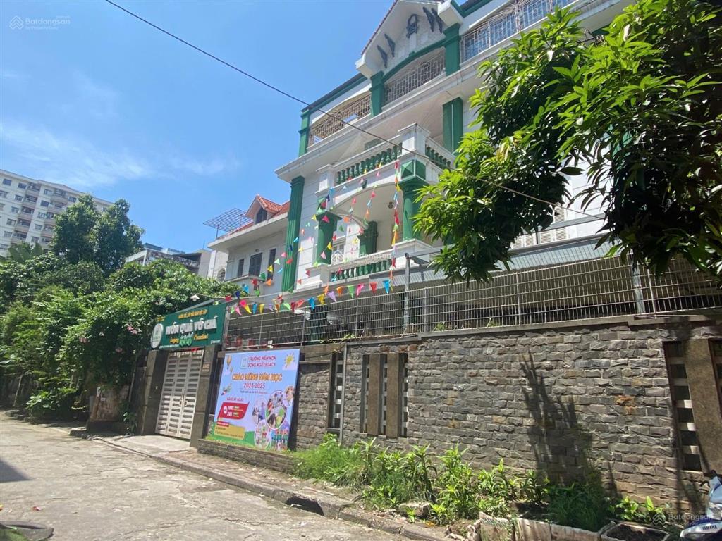 Bán biệt thự kđt linh đàm, 308m2 x 4 tầng, cách đường nguyễn hữu thọ 30m, rẻ nhất linh đàm 220tr/m2