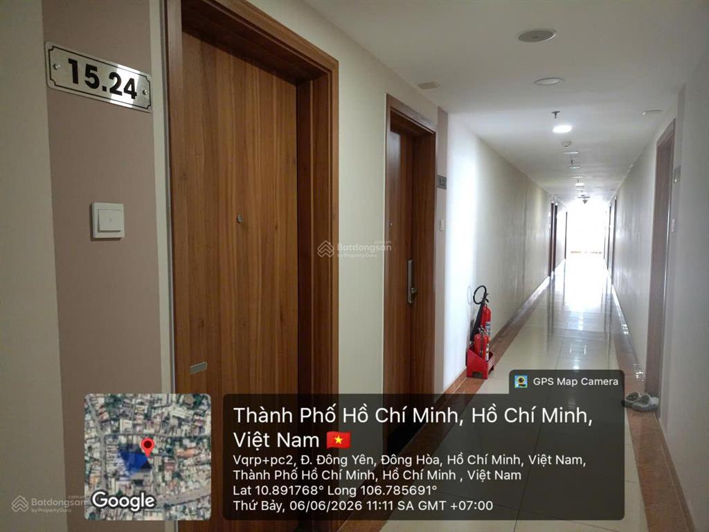 Nhà sổ hồng tầng cao (15,24), 2pn2wc giá 2tỷ394, gần làng đhqg hcm, view hồ bơi  dễ cho thuê