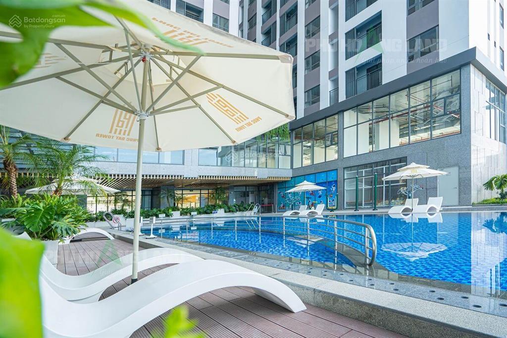Nhà sổ hồng tầng cao (24.08), 2pn2wc giá chỉ 2ti4, gần làng đhqg hcm, view hồ bơi  dễ cho thuê
