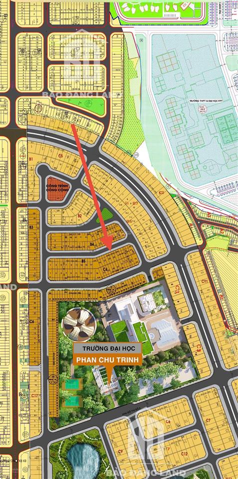Khu đô thị số 3 ngay đại học phan châu trinh
