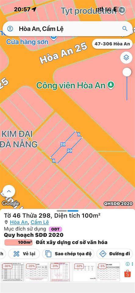 Đất 100m2 mặt tiền 5m5 đối diện công viên cực đẹp, giá chỉ 5 tỷ 250