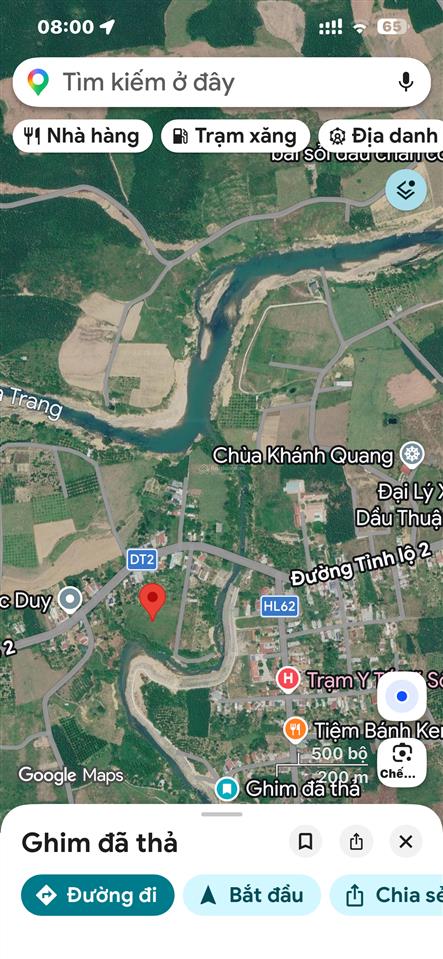 Cắt lỗ sâu lô đất giáp sông cầu khánh vĩnh quy hoạch full thổ cư