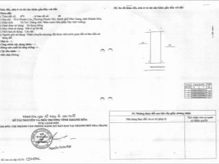 Bán lô đất hẻm đường b7 (song hào), sau lưng chung cư ct2 vcn phước hải, phường nam nha trang