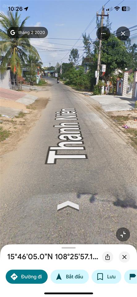 Bán đất 220m2 tại thanh niên, bình minh, thăng bình, 2,6 tỷ