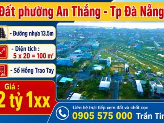 Đất đà nẵng  2 tỷ 1xx / cách tttp 10km ( kđt drg complex )